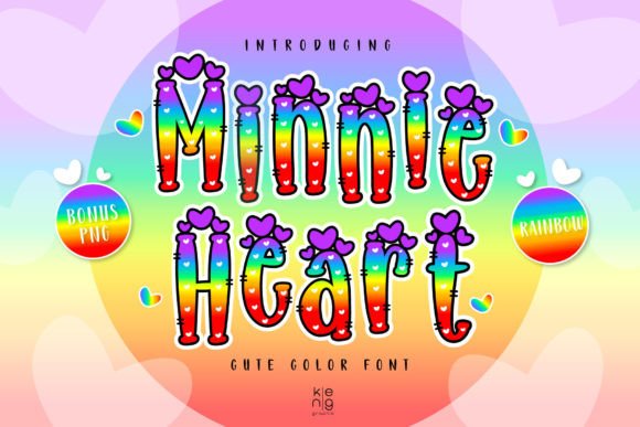 Bring Your Handmade Products to Life with Minnie Heart Rb Color Font