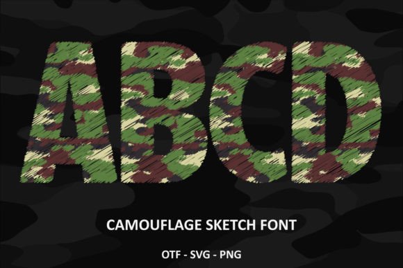 Camouflage Sketch Brings Raw Character to Digital Brand Design