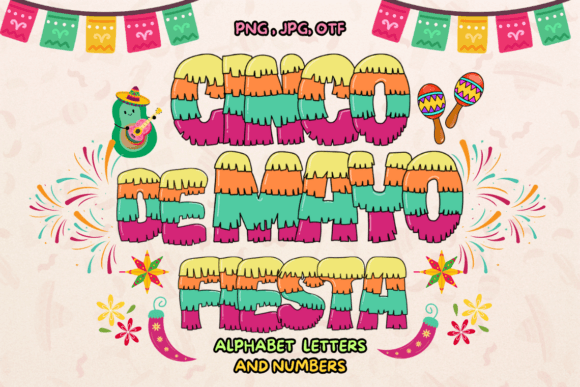 Cinco De Mayo Fiesta: A Color Font That Brings Celebration to Web Layouts