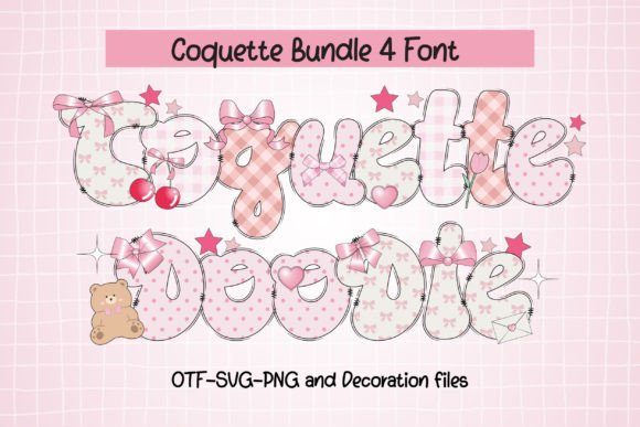 Coquette Doodle: Playful Campaign Typography for Marketers