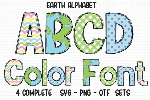 Earth Alphabet: A Nature-Inspired Font for Campaign Visuals