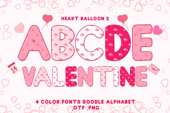 Heart Balloon 2 Review: A Color Font for Editorial Design