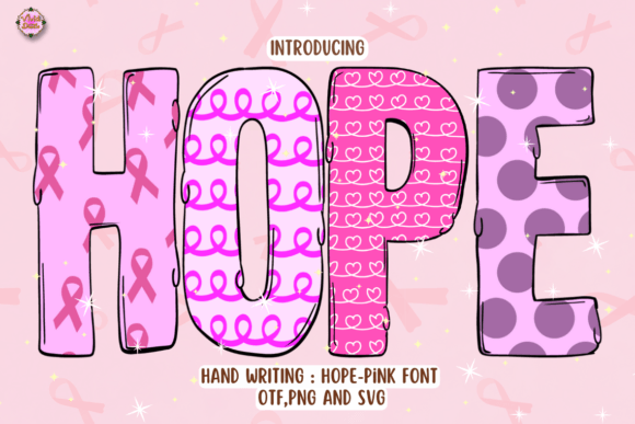 Hope Pink Font: Editorial Design with Purpose