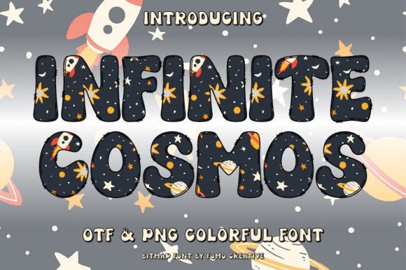 Infinite Cosmos: A Display Font That Brings Depth to Digital Design