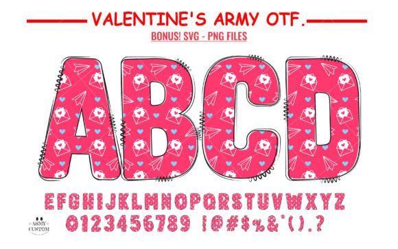 Love Valentine’s Paper Plane Font