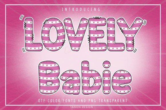 Lovely Babie: A Versatile Valentine Font for Editorial Design