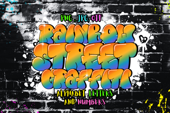 Rainbow Street Graffiti: A Color Font That Transforms Branding