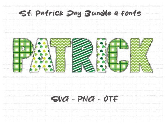 St. Patrick Day Font: Festive Color Font for Branding