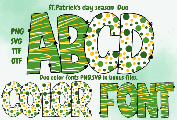 St. Patrick’s Day Season Duo Font