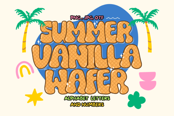 Testing Summer Vanilla Wafer as a Display Font for Web Projects