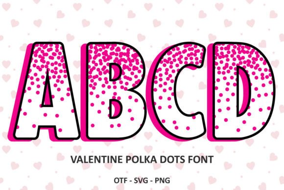 Valentine Polka Dots Font