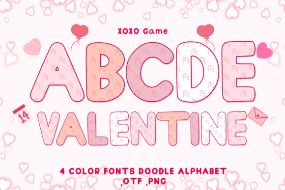 Xoxo Game: A Color Font with Editorial Heart